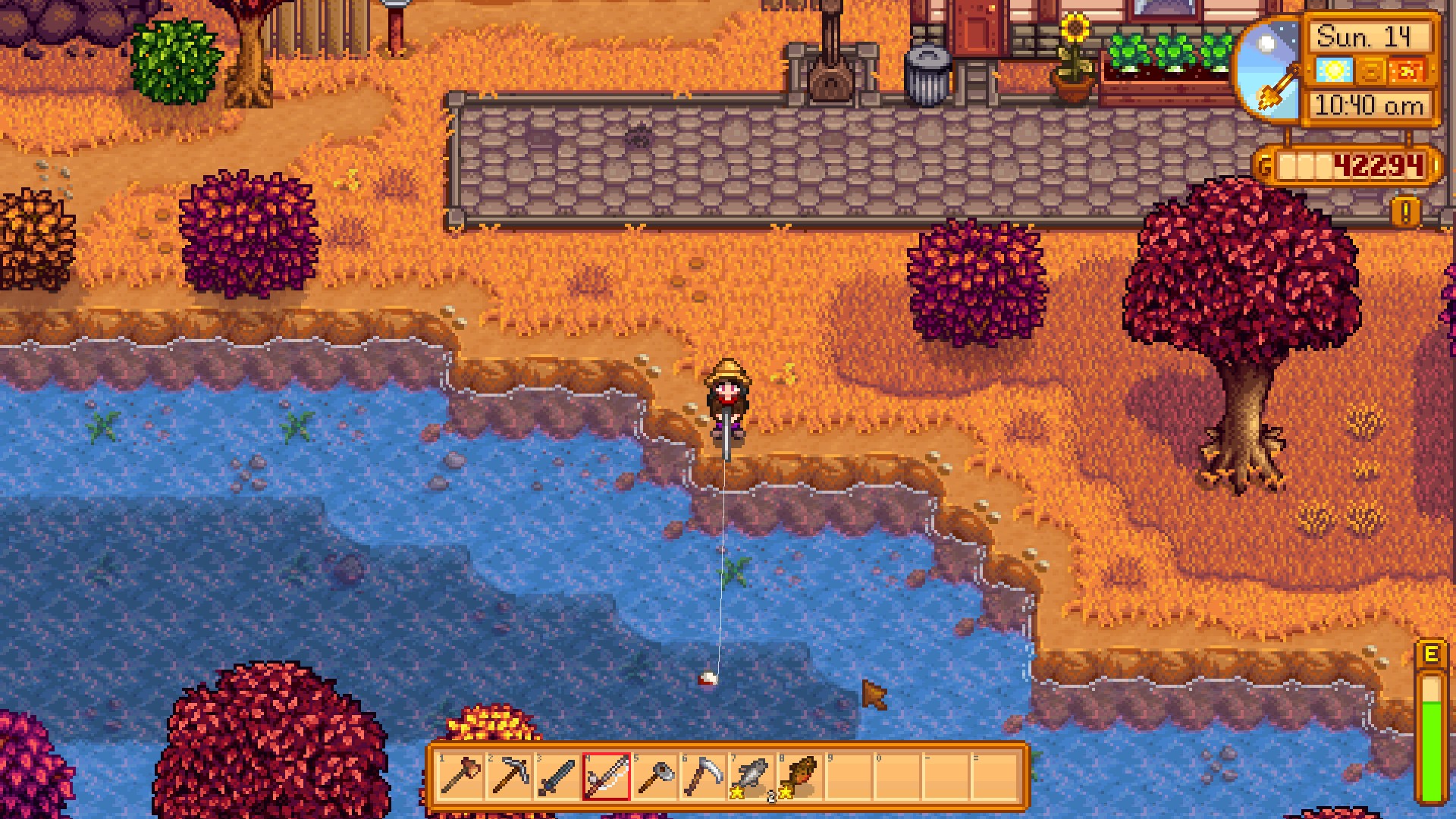 Valuable fishing spot in stardew valley