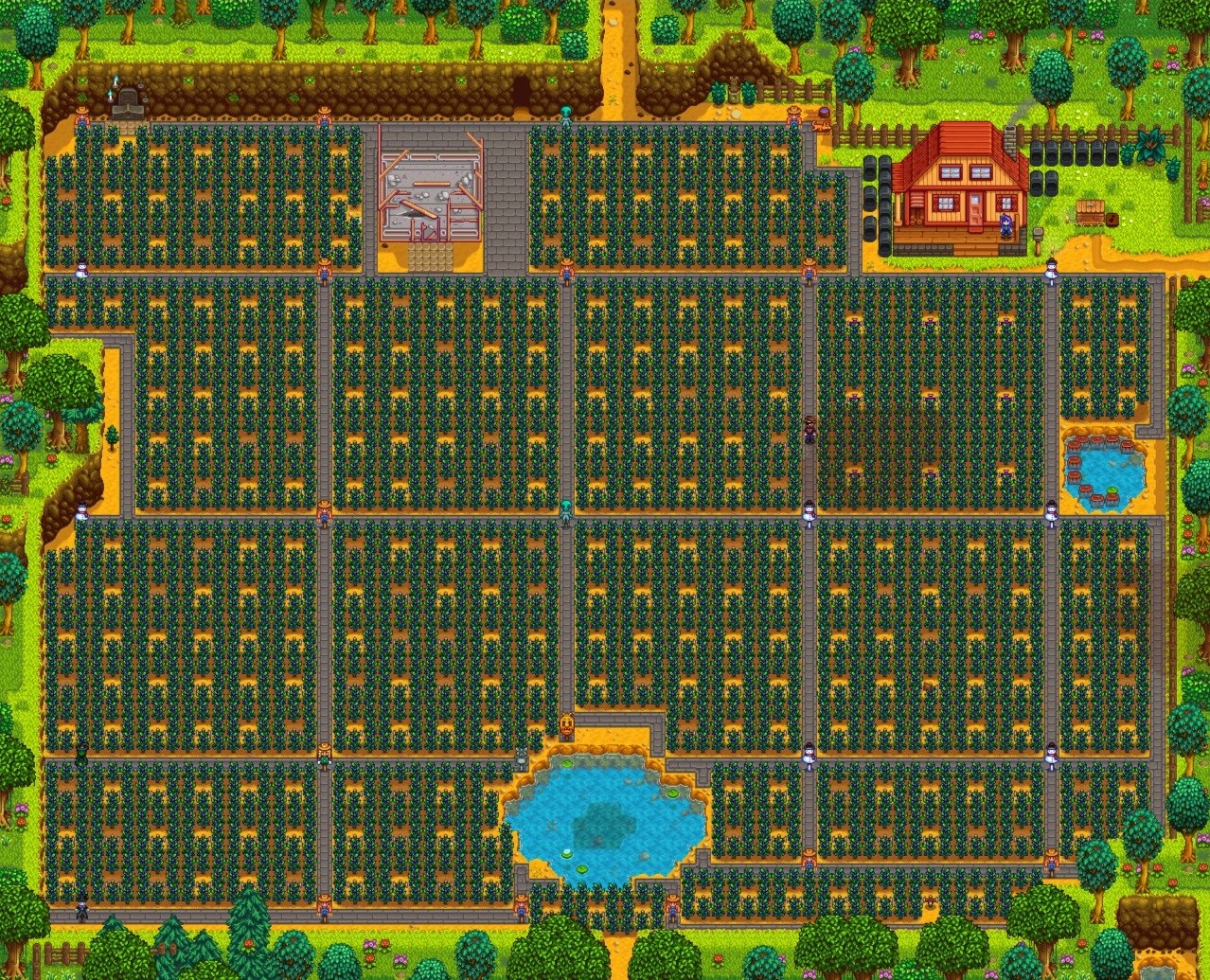 Stardew Valley Farming Guide Setup Layouts And Design Stardew Valley