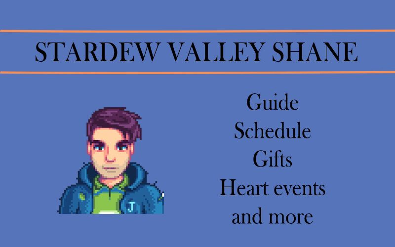 Stardew Valley Shane 6 Heart Event Not Triggering