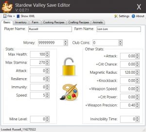 stardew valley save editor storage chest