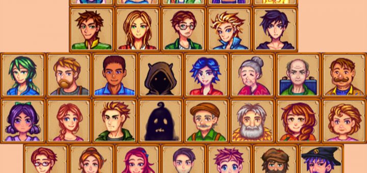 Portraits Character Mod for Stardew Valley | Stardew valley