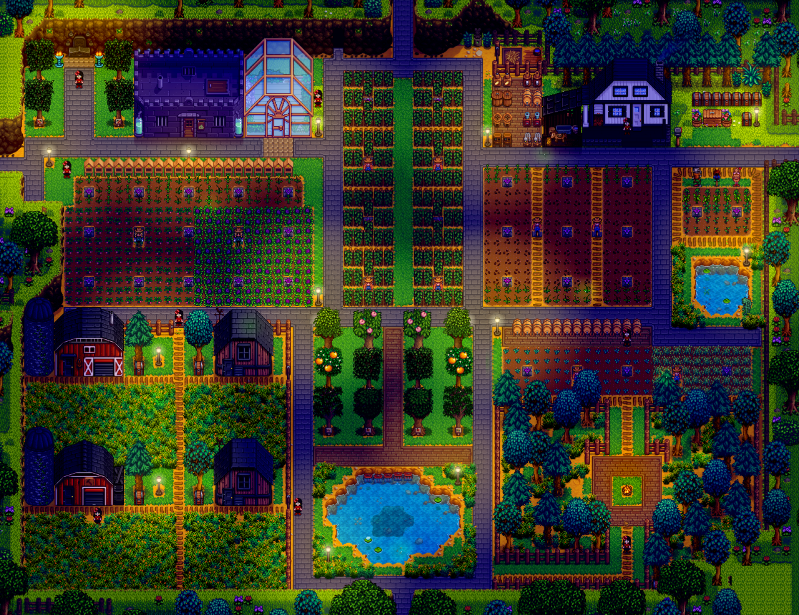 Stardew Valley Farming Guide Setup Layouts And Design Stardew Valley