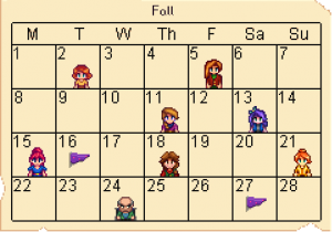 Birthday-Calendar-Fall