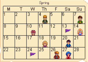 Birthday-Calendar-Spring