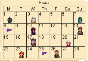 Birthday-Calendar-Winter