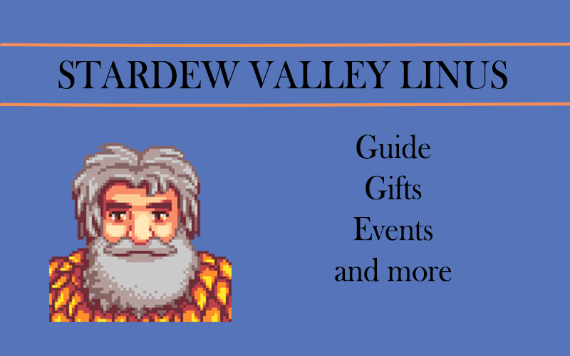 Stardew Valley Linus Stardew Valley