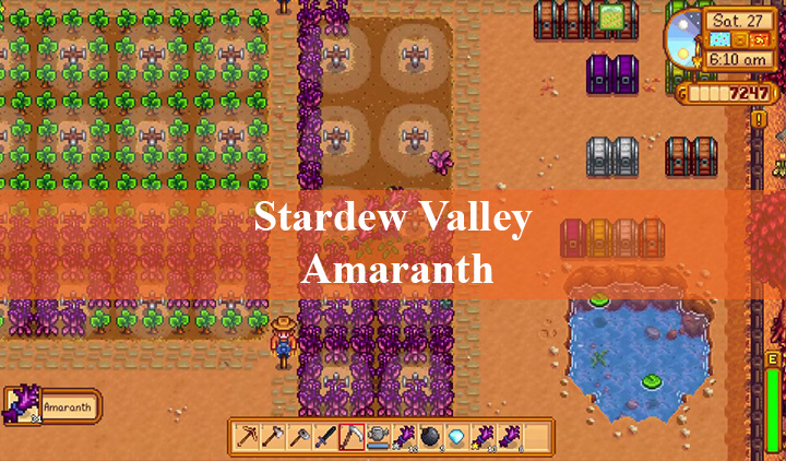 Stardew Valley Amaranth Guide Stardew Valley Wiki