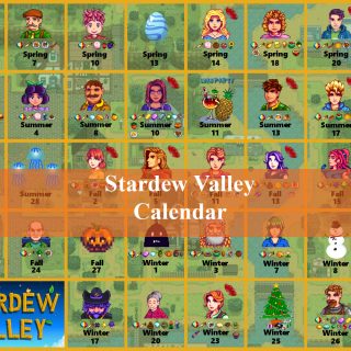stardew valley calendar